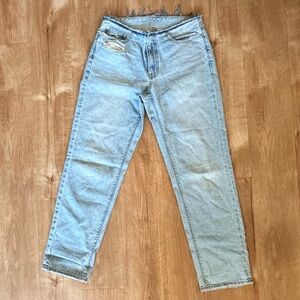 American Eagle Outfitters Light Blue Straight Leg Jeans